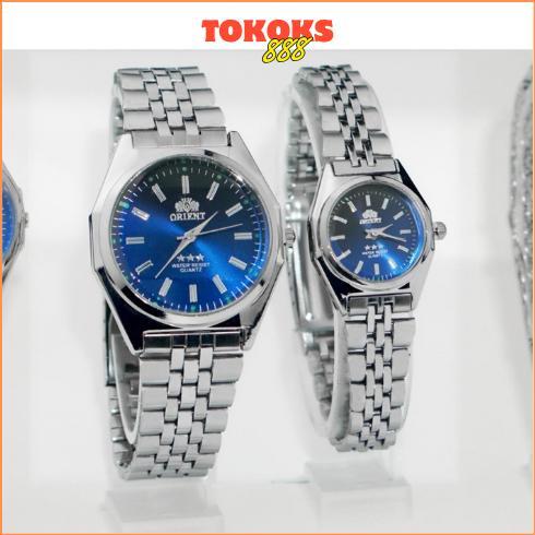 ORIGINAL KS JAM TANGAN COUPLE ORIENT RANTAI PREMIUM PRIA WANITA GROSIR MURAH ARLOJI OR001