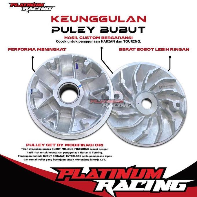 RUMAH ROLLER BEAT FI PULLEY BUBUT CUSTOM BEAT FI SCOOPY FI ESP KARBU