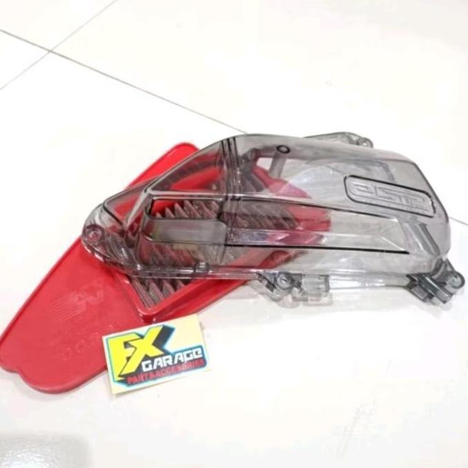 Cover Filter Smoke Transparan & Filter scoopy, beat, genio