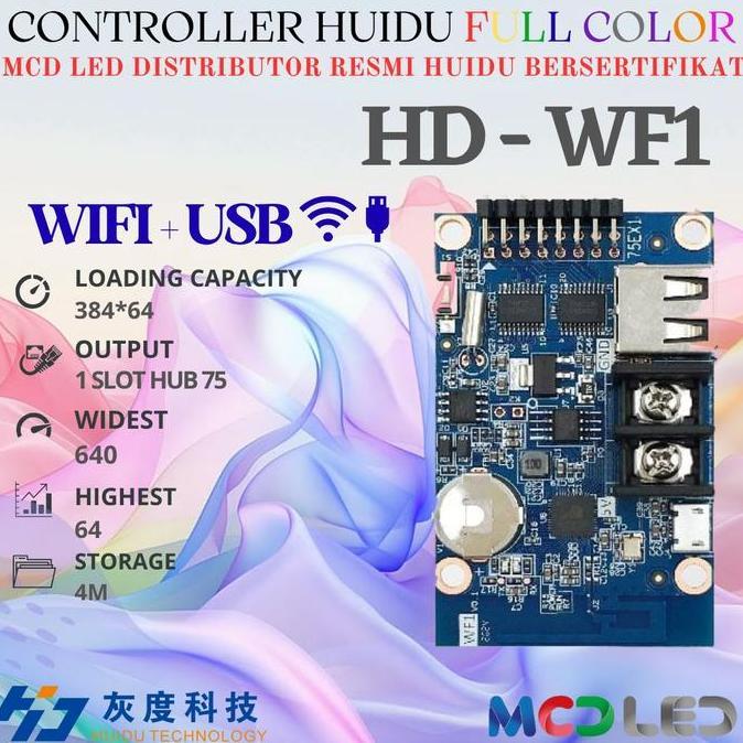 Lansungkirim- Controller Huidu Hd Wf1 Full Color Bukan Hd W60 75