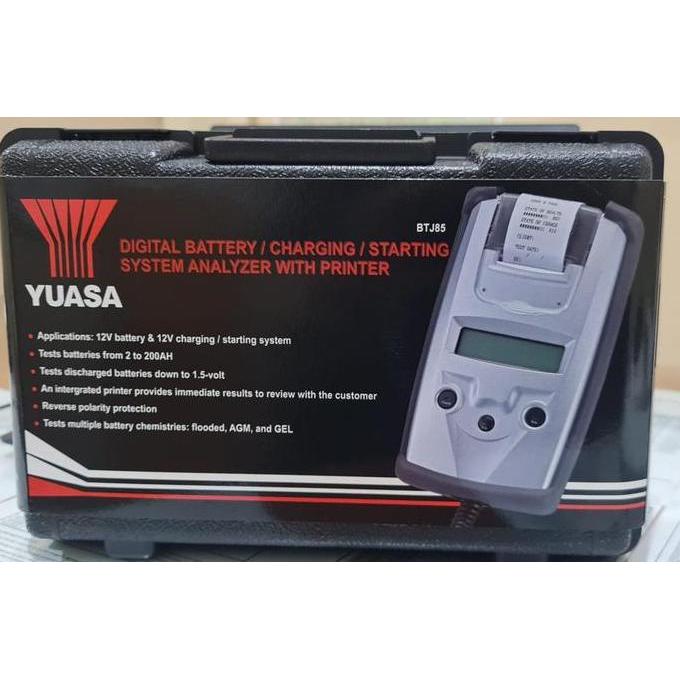 YUASA DIGITAL BATTERY TESTER BTJ85 / BTJ-85 / CHARGING [terbaik]