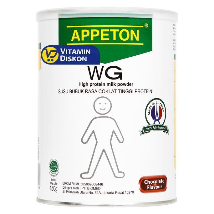 Appeton Weight Gain Susu Untuk Gemuk Rasa Coklat 450 Gr