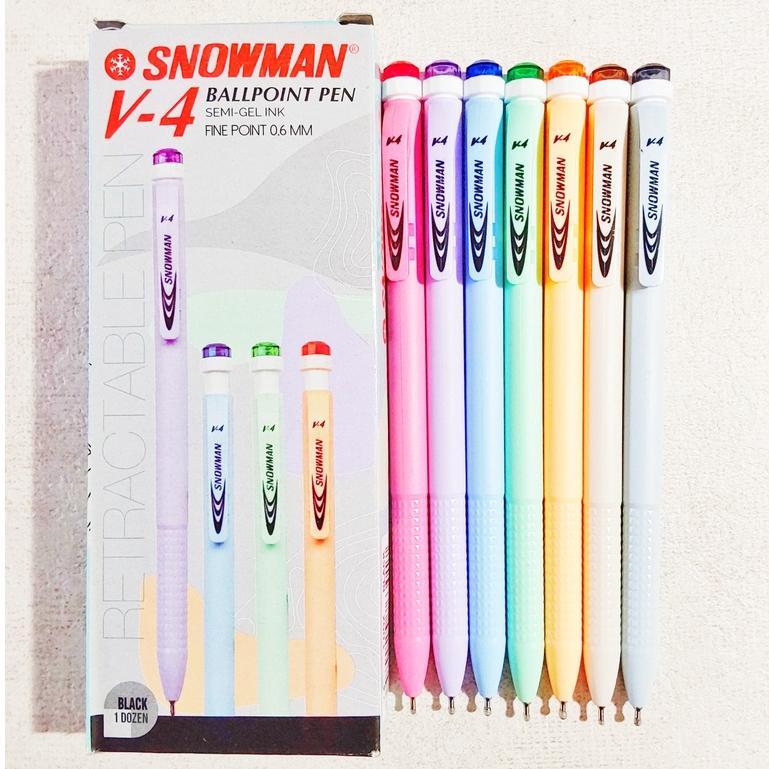 Snowman Pulpen V-4 (Pak) / Bulpoin Snowman V-4 / Bulpen Snowman