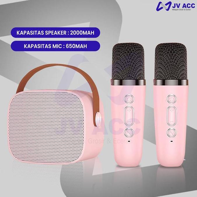 Grosir Nvn-Ktv1 Speaker Bluetooth Microphone Set Karaoke Ktv Wireless