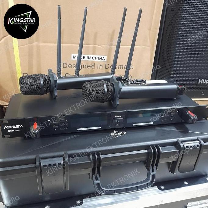 Grosir Mic Wireless Ashley Rcm Series Original System Charger Recharge Batrei