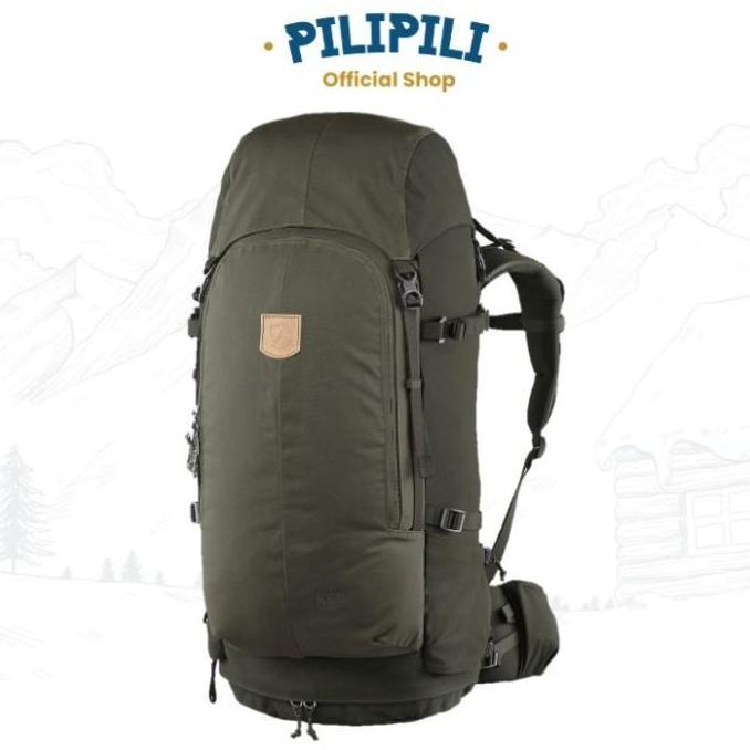 NEW TAS GUNUNG FJALLRAVEN KEB 52 ORIGINAL OLIVE - DEEP FOREST ORI