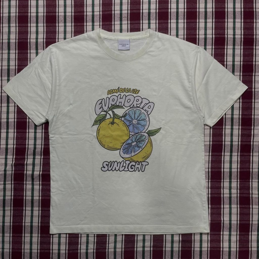 T-Shirt / Baju Kaos ADLV ACME DE LA VIE EUPHORIA SUNLIGHT original size 1