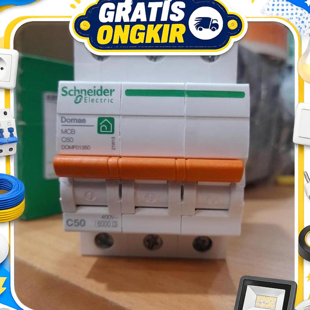 Mcb 3 Phase 50A Schneider Domae