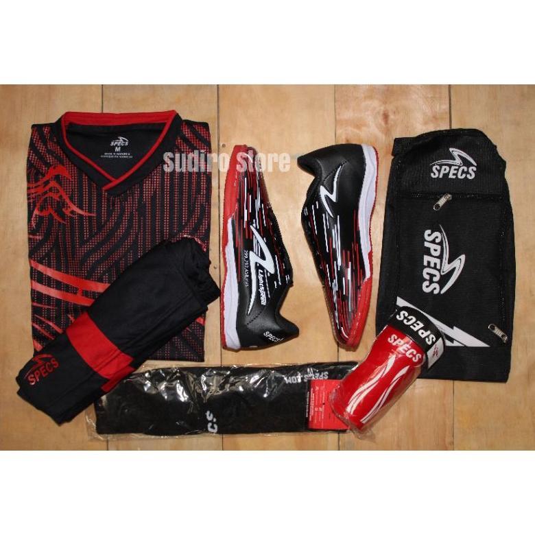 FAST DELIVERY SEPATU FUTSAL SPECS ACCELERATOR LIGHTSPEED 3 IN TERBARU, Paket Komplit Sepatu Futsal S