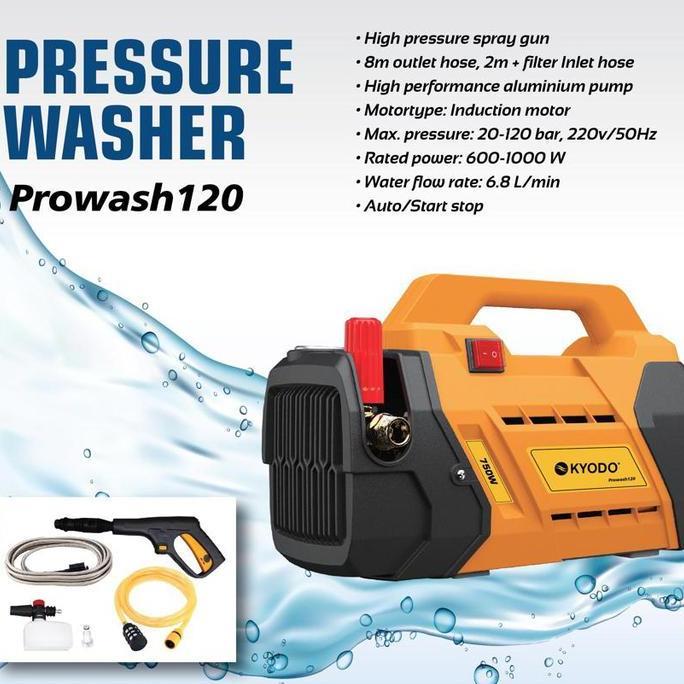 HARGA DISC - Jet Cleaner Kyodo Prowash 120 Pressure Washer
