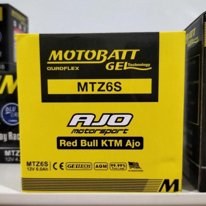 NEW AKI MOTOR KAWASAKI KLX 150 MOTOBATT MTZ6S AKI GEL ORI