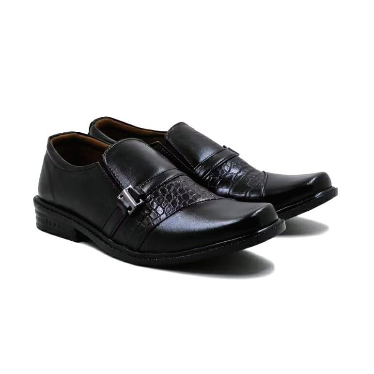 Grade Ori Sepatu Kantor Pantofel Pria Sepatu Formal Cowok Premium Sepatu Slip On Kulit Kickers