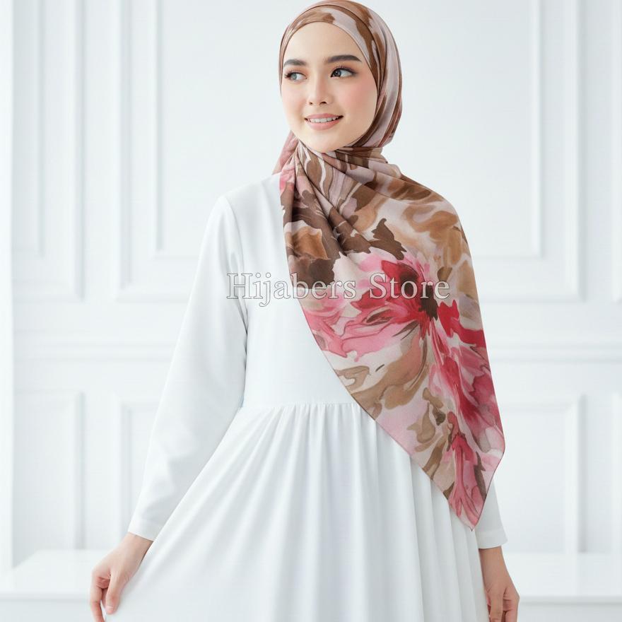 Pashmina Printing Sublime Hijab Jilbab Motif Ceruty Babydoll
