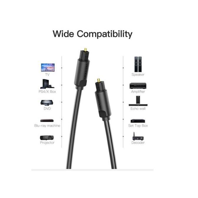 Vention Kabel Audio Digital Optical Toslink Audio Optik