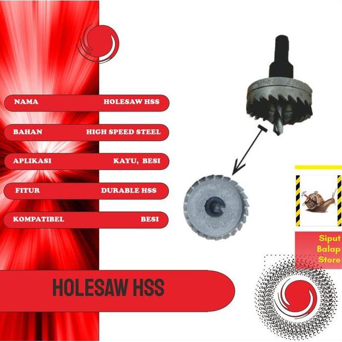 Hole Saw Besi 48-100mm / HoleSaw Besi 48-100mm /Mata Bor Besi 48-100mm