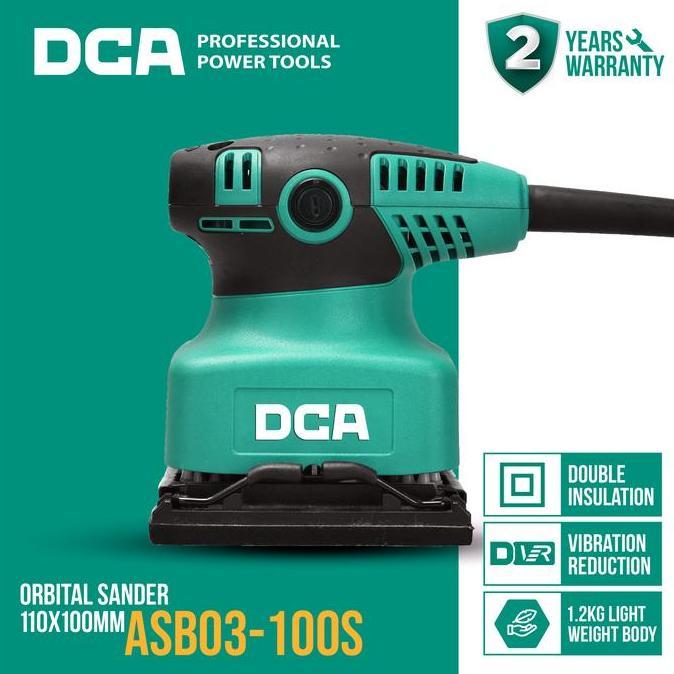 Promo Dca Palm Sander / Mesin Amplas Listrik 240Watt Asb03-100