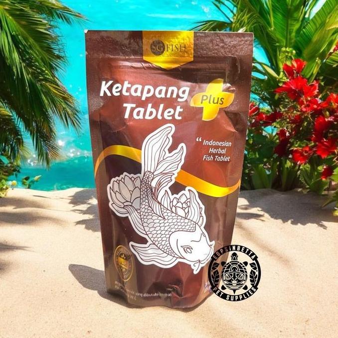 Fisch- Sg Fish Ketapang Tablet Dan Mineral Tablet Plus Vitamin C Obat Kondisioner Air Ikan