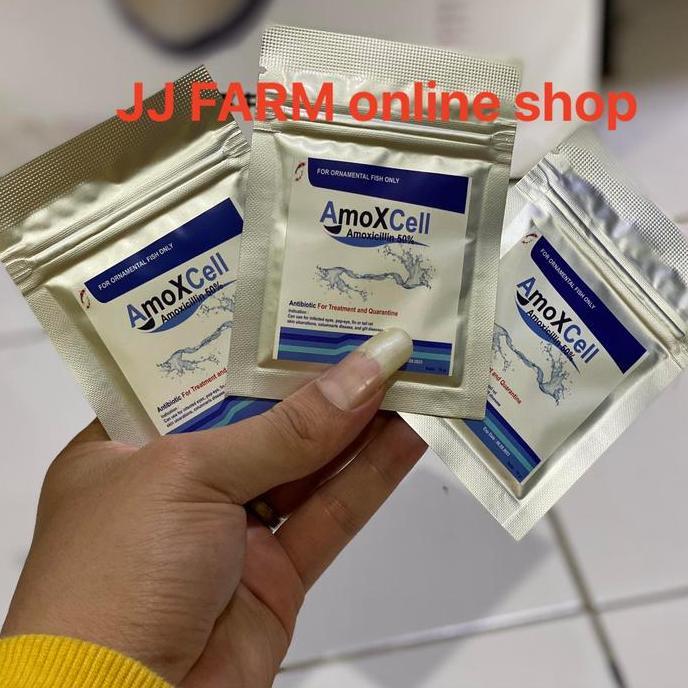 Fisch- Amoxcell Obat Ikan Antibiotik Karantina Ikan Koi Cupang Louhan Hias