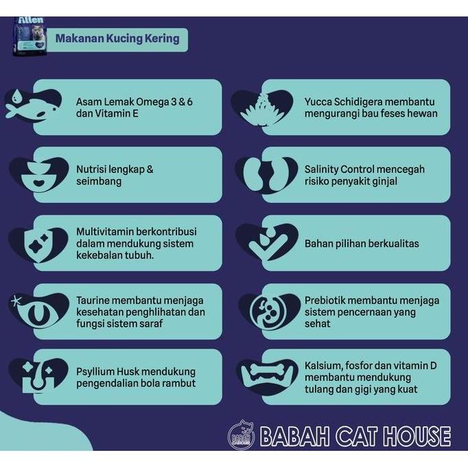 Nekonom- Allen Cat Food Halal 400G Makanan Kucing Alshad Ahmad Rasa Tuna Chicken Untuk Adult