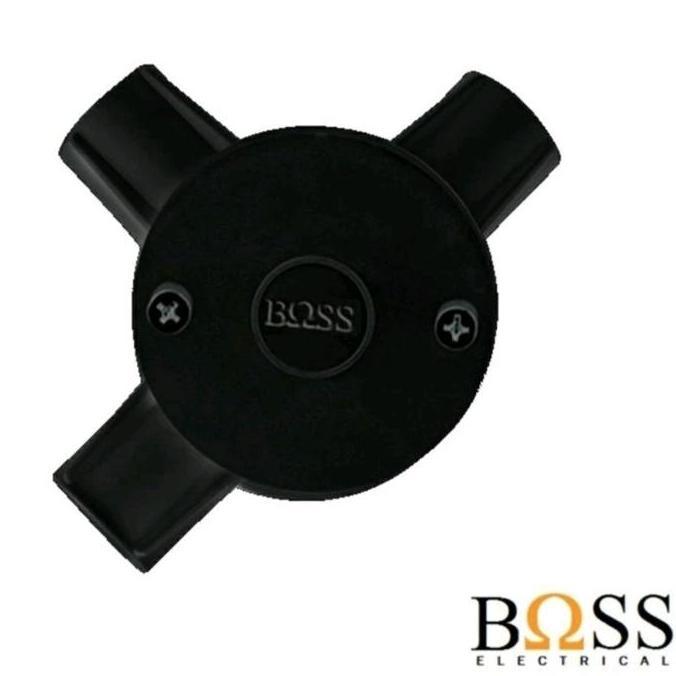 T DUS CABANG 3 MERK BOSS 20MM TEE DUS 20MM CABANG 3 HITAM PM99