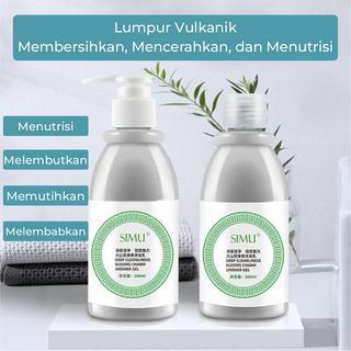 Volcanic Mud Body Wash Sabun Mergeco Whitening Pemutih Badan 250Ml