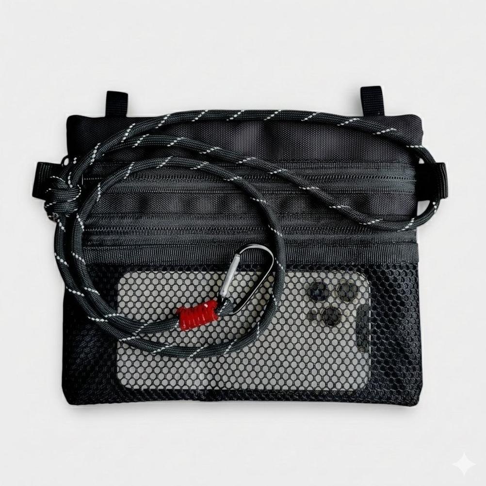 TERBARU Tas Selempang Pria Wanita Casual Waterproof Premium Slingbag Kalcer Anti Air Tas Hp Harian c