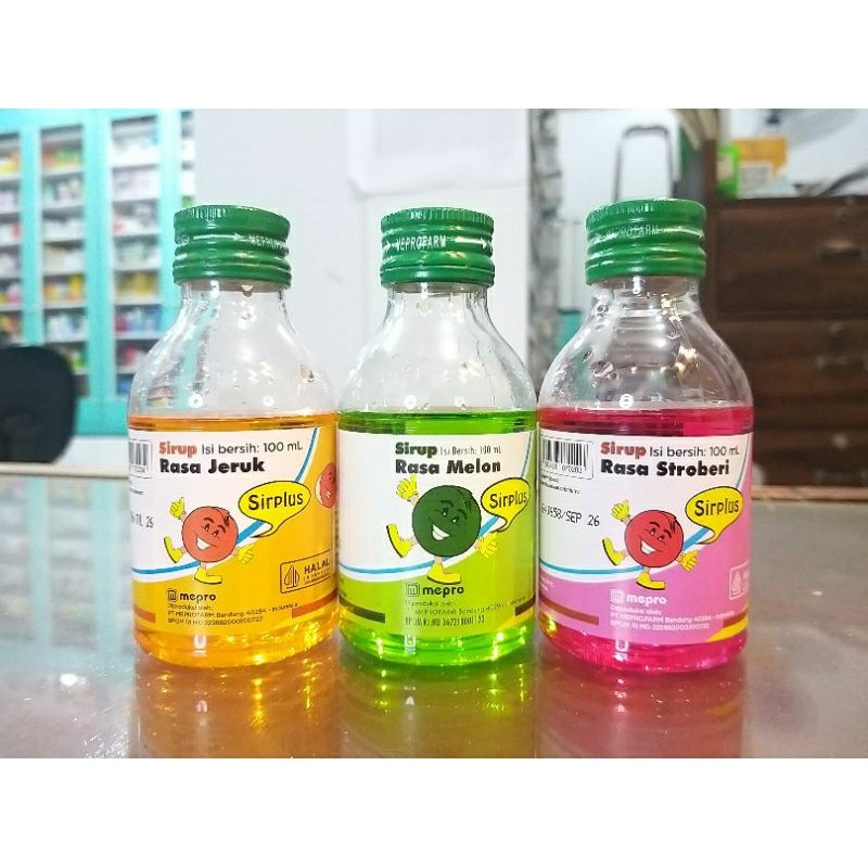 Sirplus Syrup 100ml Sirup Campuran Puyer (Mepro)