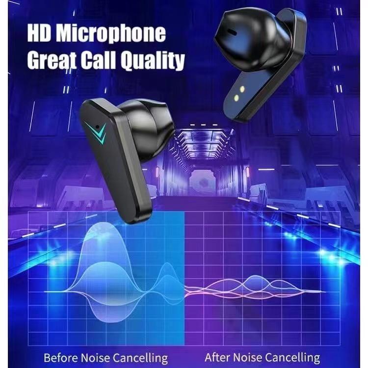 Jovitech Headset Bluetooth Gaming Tws X15 Bluetooth V5.2 Led Smart Display Headset Nirkabel - T23