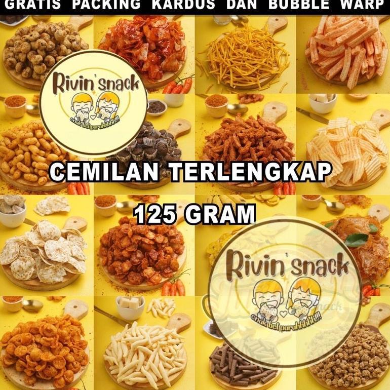SNACK/CEMILAN SERBA ASIN KILOAN JAKARTA 125gr (TERLENGKAP DAN TERMURAH) ( BASRENG / CHUBA / KERIPIK 