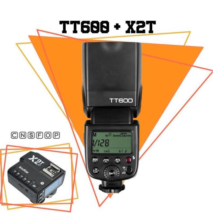 PAKET FLASH GODOX TT600 +TRIGGER X2T