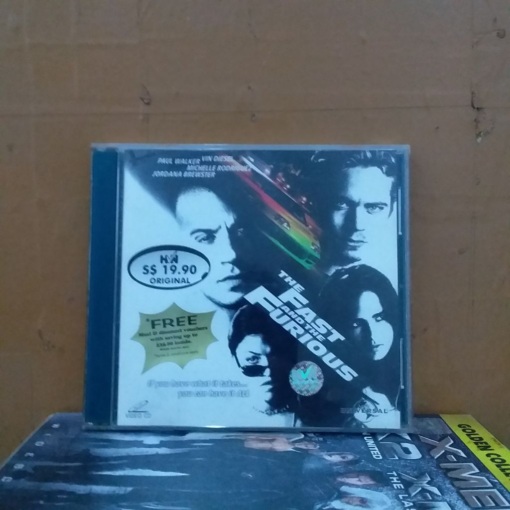 VCD ORIGINAL FILM THE FAST AND THE FURIOUS ISI 2 DISC