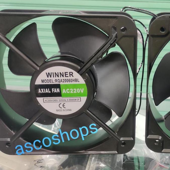 HARGA DISC - kipas fan panel winner 20 x 20cm 220v 20x20 Bearing dinamo besar 220 v exhaust fan pane
