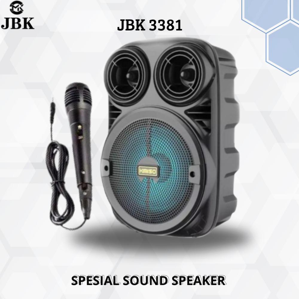 NEW PRODUCT SPEAKER BASS 6.8 INCH BLUETOOTH JBK 3381