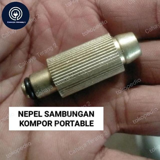 NEPEL KOMPOR PORTABEL SAMBUNGAN SELANG NOZZLE GAS KOMPOR PORTABEL PM99