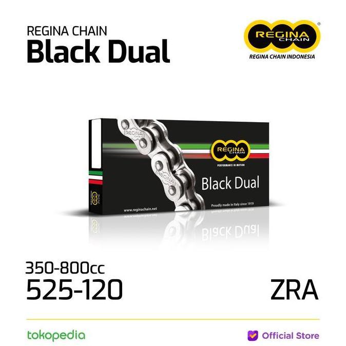 Rantai Regina Original 525-120 Type Black Dual
