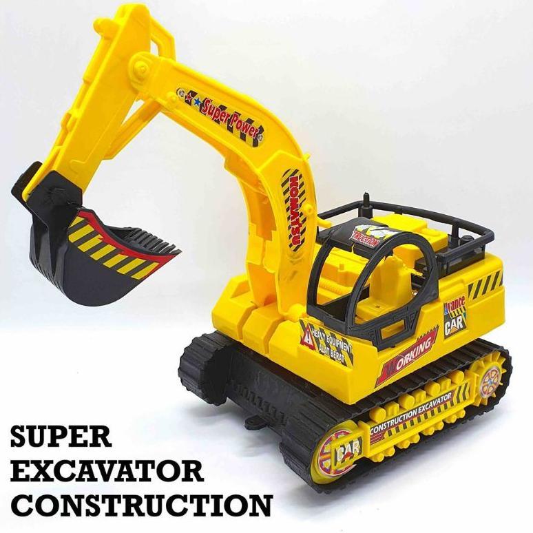 value pack st 2119 - mainan truk super excavator construksi bego super jumbo st2119