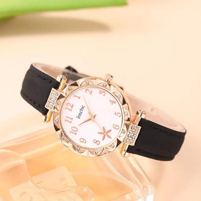 hot product 5pcsins jam tangan kuarsa wanita wanita bunga kuarsa jam tangan arab digital dial gelang