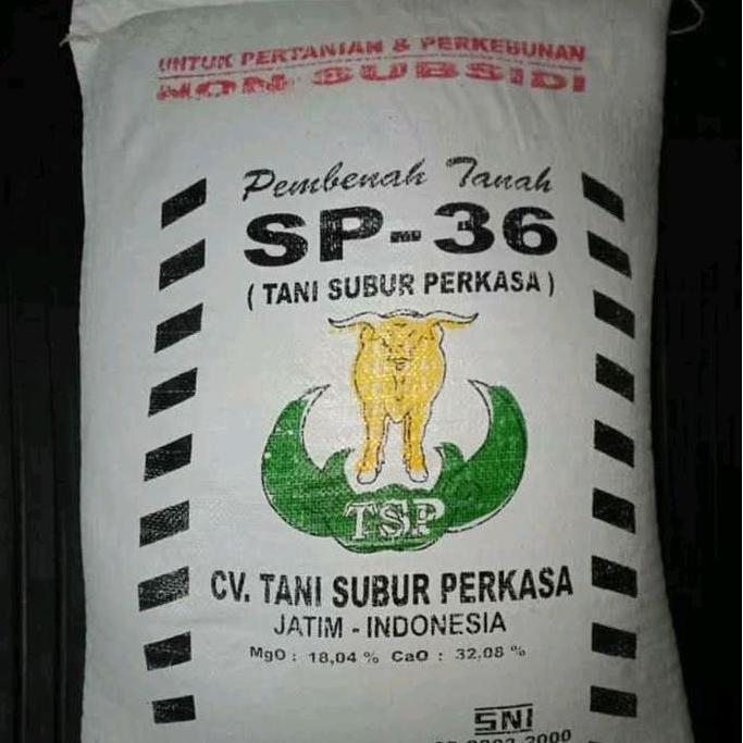 pupuk NON SUBSIDI sp36 kemasan 50kg (TERBAIK) (TERBARU) (TERMURAH)