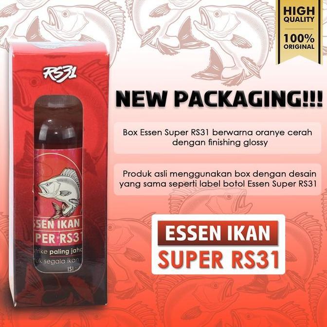 RS31 Essen Ikan Super RS31 - Umpan Ikan Mas Aroma Wangi Gurih Lebih Tajam & Stabil Dengan Ekstrak Al