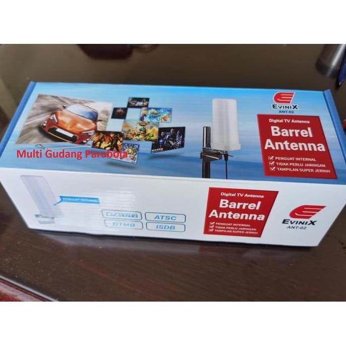 Antena UHF Digital Outdoor Indoor Evinix ANT 02 Antena Barrel