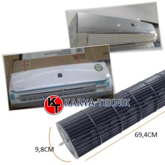 BLOWER KIPAS AC INDOOR SHARP THAILAND 1/2PK , 3/4PK , 1 PK & AH-X13ZY KH99
