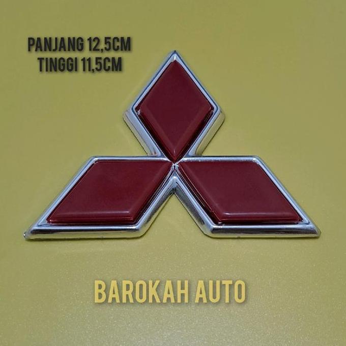 emblem logo tiga berlian untuk mitsubishi canter turbo