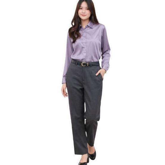 Harga Miring Nhm Celana Panjang Bahan Celana Kerja Kuliah Pkl Formal Wanita Kancing 103, Celana Kant