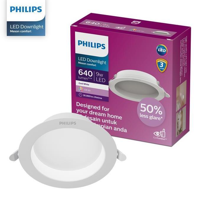Philips Lampu LED Downlight Meson Comfort 9W 4000K Semi Putih