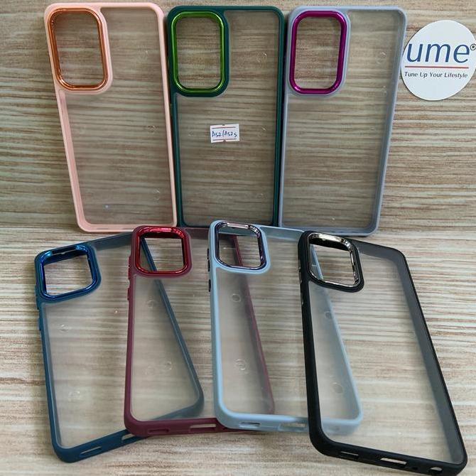 UME -SAMSUNG GALAXY A52 / A52S CASING CASE ELECTRO CHROME PC DOVE CLEAR PROTECTION CAMERA READY