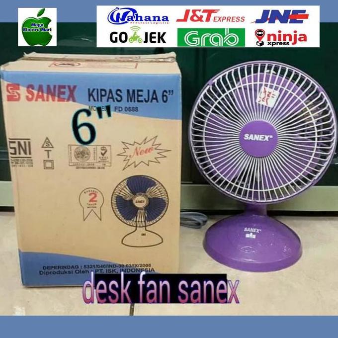 DV124 - kipas angin sanex 6in kipas meja kipas sanex kipas kecil