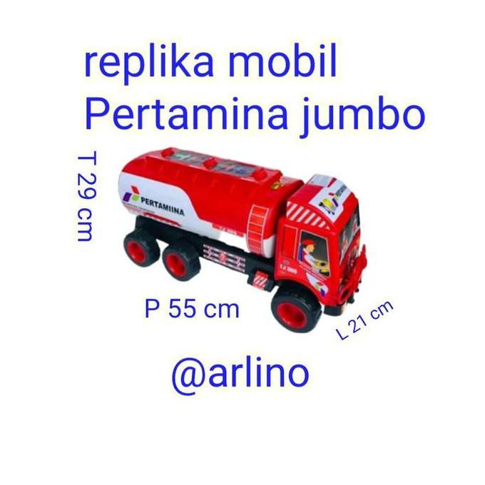 mainan replika mobil truk jumbo Pertamina