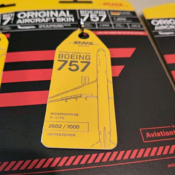 Aviation tag DHL b 757-200