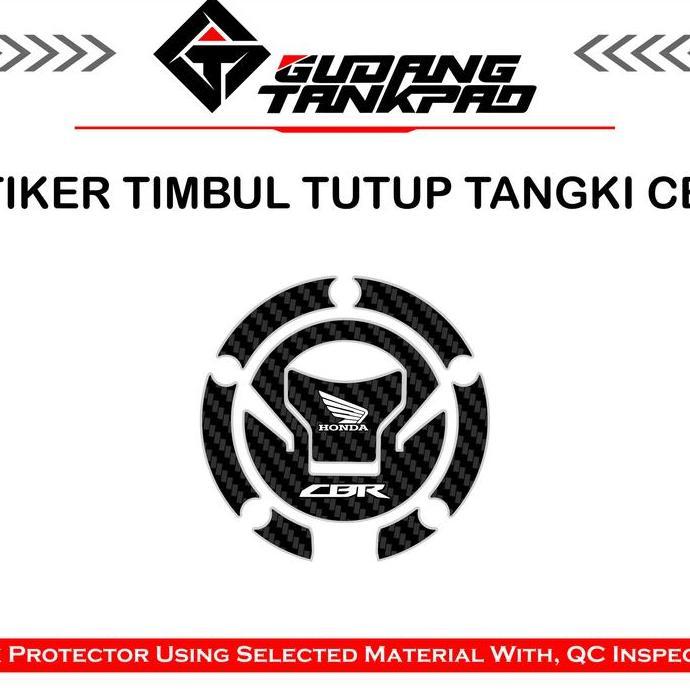 STIKER TIMBUL TUTUP BENSIN CBR / STIKER RESIN TUTUP TENGKI BENSIN CBR / ANTI GORES CBR