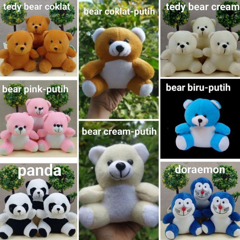 new deals boneka mini 15cm teddy bear minion panda pokemon doraemon